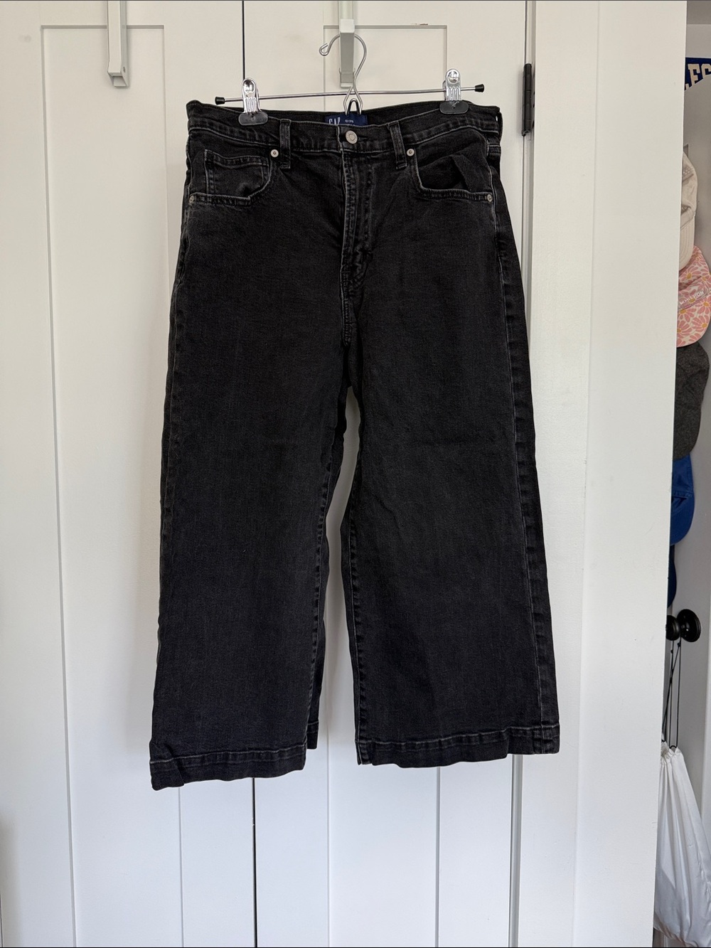 GAP Black Wide-Leg Jeans for Women